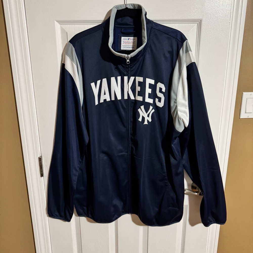 Majestic Yankees Navy Blue Jacket